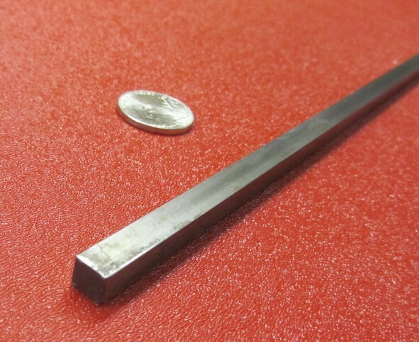 1018 Steel Square Bar, 1/4″ Thick x 1/4″ Wide x 24″ Length, 6 Units, 12 Ft