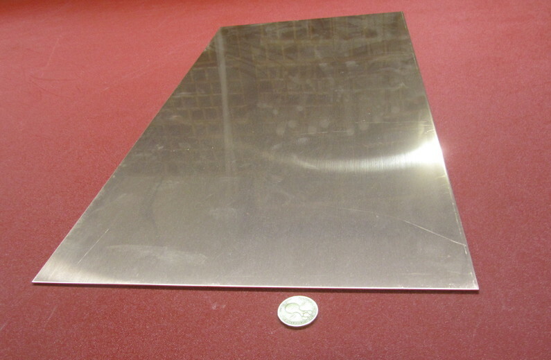 101 Copper Sheet 1/8 to 1/4 Hard .040″ Thick x 12.0″ Wide x 24.0″ Length