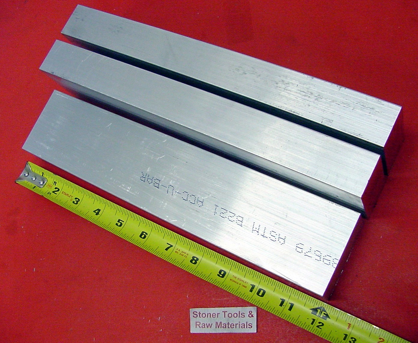 3 Pieces 1″ X 3″ ALUMINUM 6061 FLAT BAR 12″ long Solid Extruded Mill Stock
