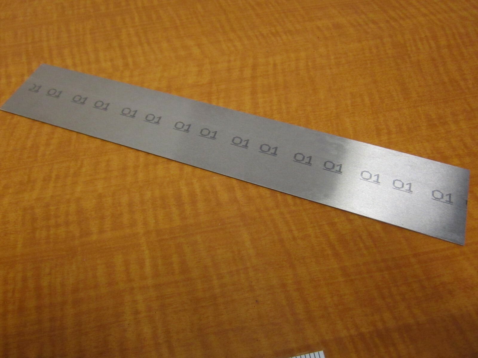 Starrett 53962 Oil-Hardening Flat Stock Inch Measurement 18″ x 3″ x 1/16″ Steel