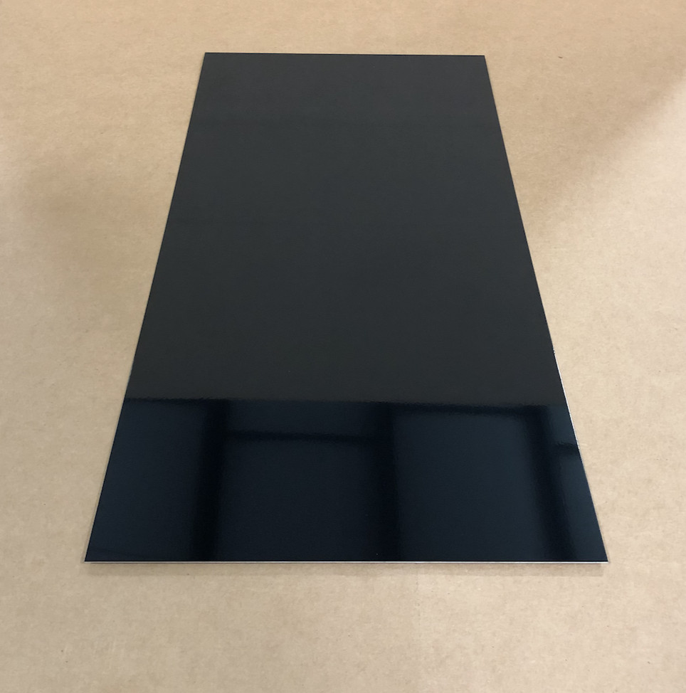 Black Aluminum Sheet Plate 12″ X 24″ – .050″ Flat stock – 1 PC