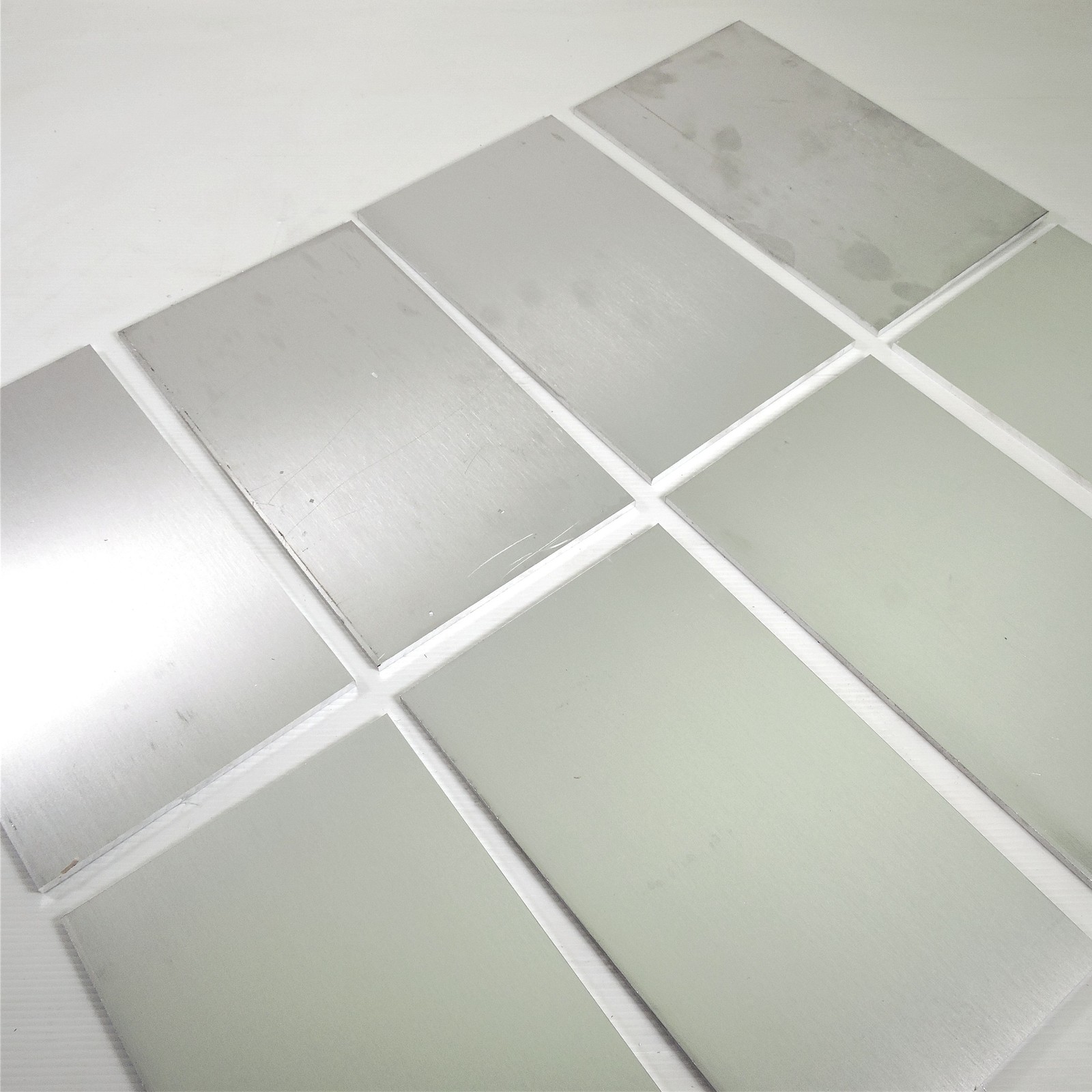 .1875″ thick Aluminum SHEET 7.625″ x 12.125″ Long plate QTY 9 sku 206295