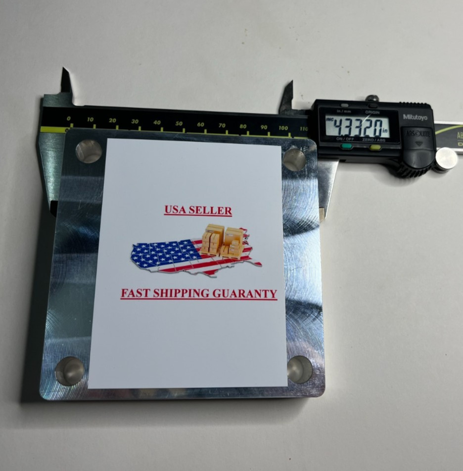 Adapt Plate Custom Plate Aluminum Plate Support Plate 3/4″ Thick