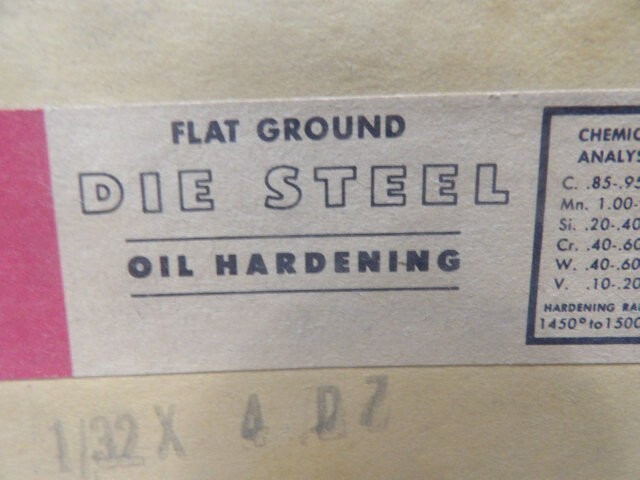 Simonds 1/32″ X 4″ X 18″ Flat Ground Die Steel