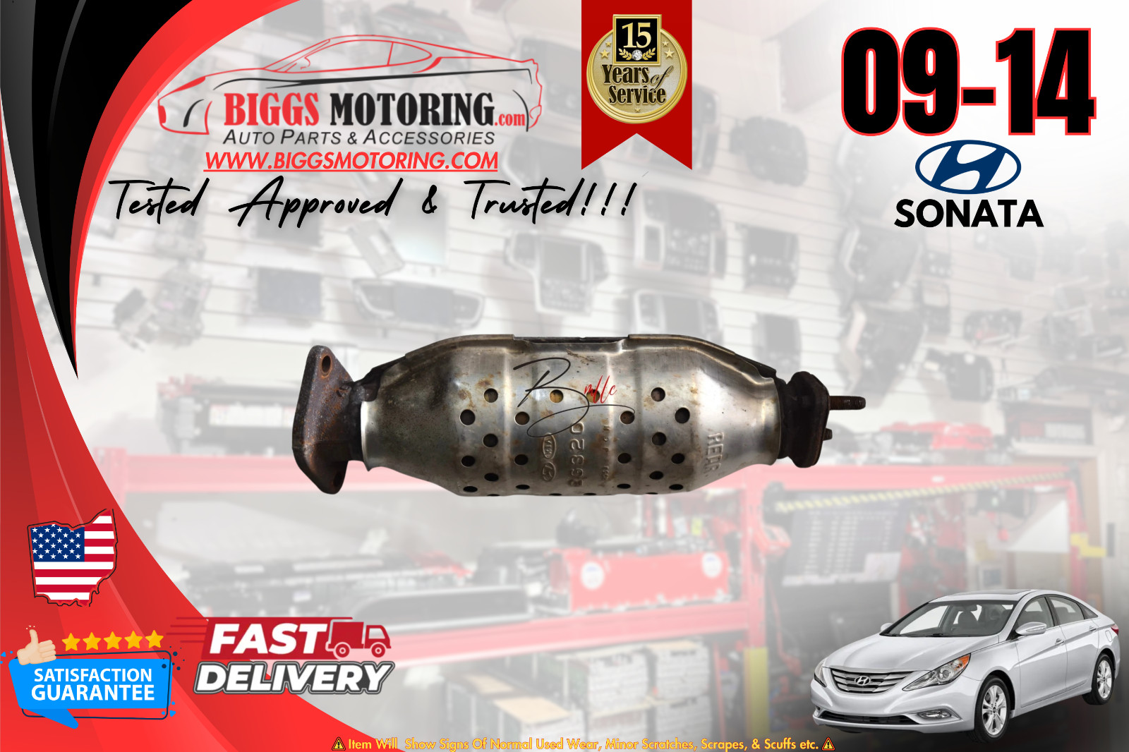 Fits Hyundai Sonata 2.4L Oem Exhaust Manifold 2009 TO 2014