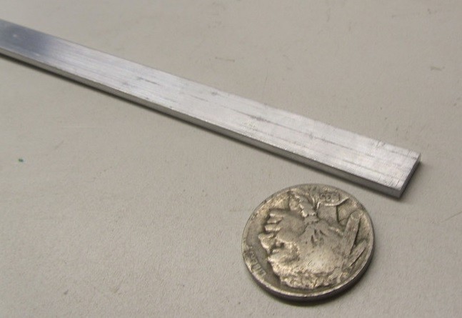 6061 T6 Aluminum Bar, 3/32″ (.094″) Thick x 3/8″ Wide x 36″ Length, 10 pcs