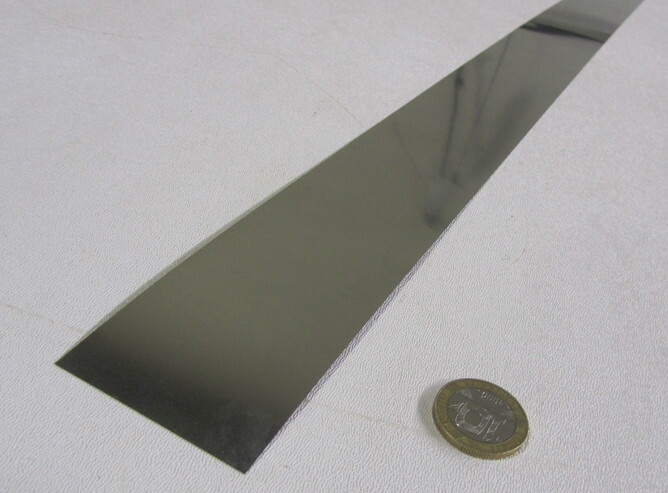 301 Stainless Steel Sheet Shim, .008″ (+/-.0004″) x 2.0″ x 50 Foot Length