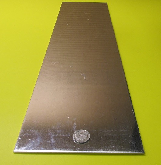 1100 Aluminum Sheet Softened (O) .125″ (1/8″) Thick x 6.0″ Wide x 24.0″ Long