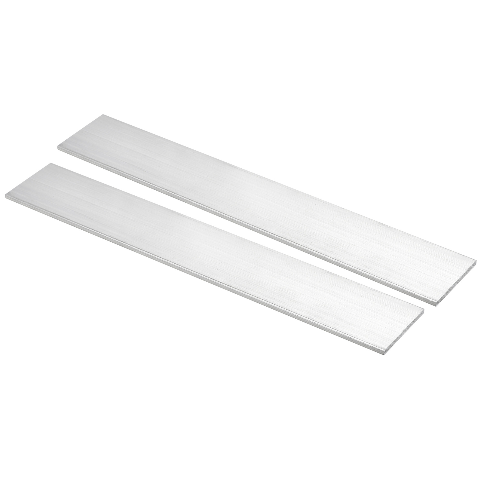 2 x Square Aluminum Flat Bar 1/8″ Thickness 2″ Width 12″ Length