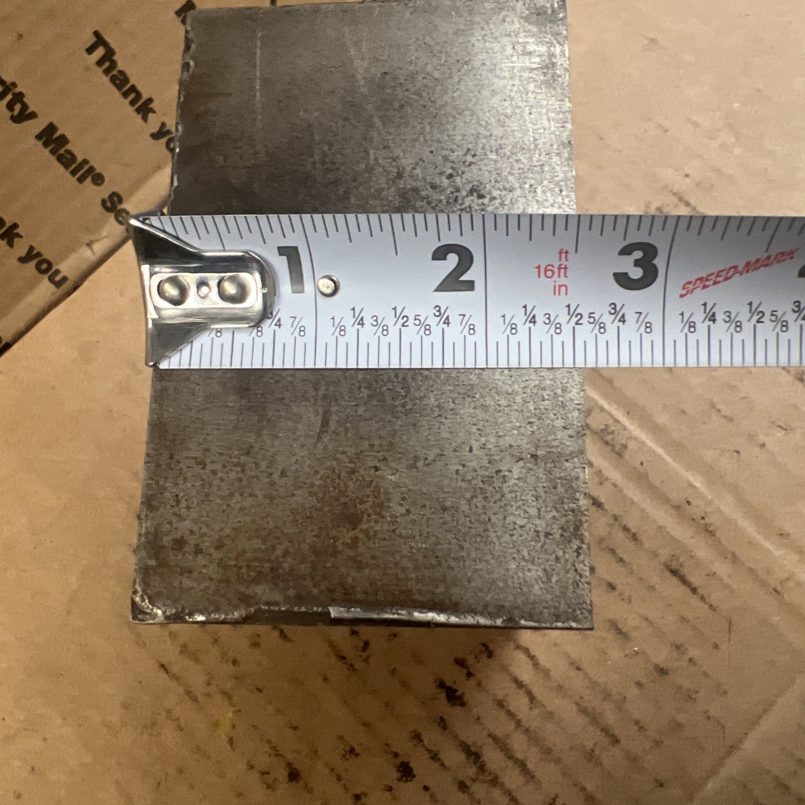 4 X 6 CR Flat Steel Bar 1018 Blacksmith Machining Smooth Surface 2 1/2″ Long