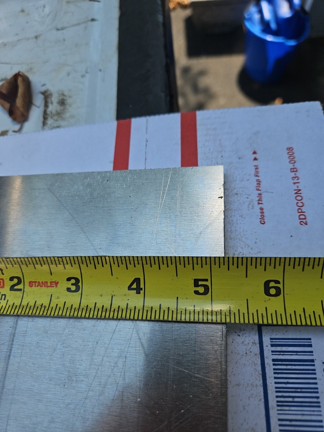 Aluminum plate 5052 (H32) 1/4” X 15” X 5″ Made In USA