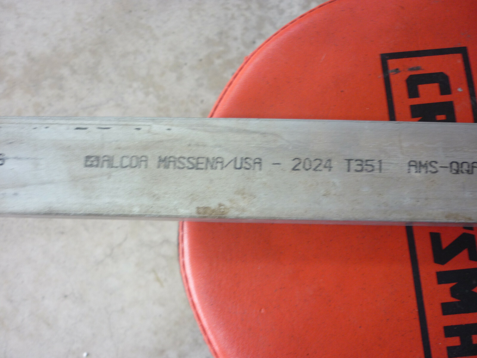 2024 T351 Aluminum Bar 1″ Thick x 2.0″ Wide x 29″ Length