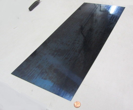 1095 Hard Blue Tempered Spring Steel Shim .032″ x 12.375″ x 24″ Length