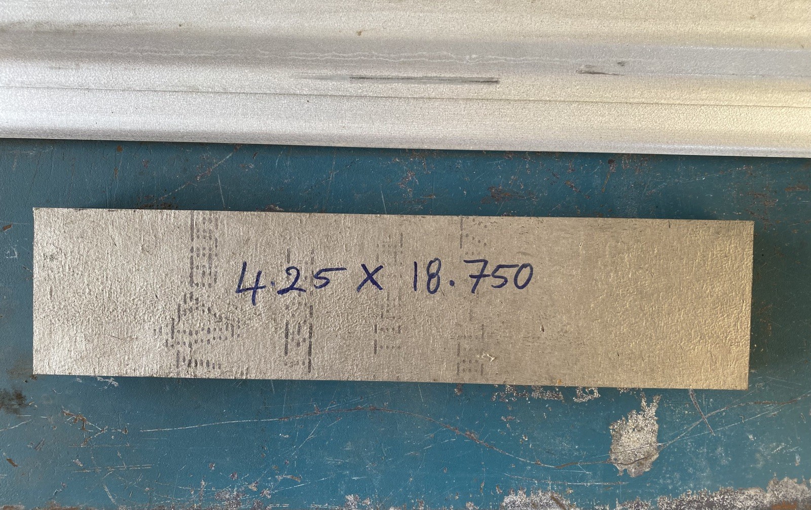 Titanium Plate 1-5/8 THK x 4.25” x 18.50” – 6AL-4V Grade 5