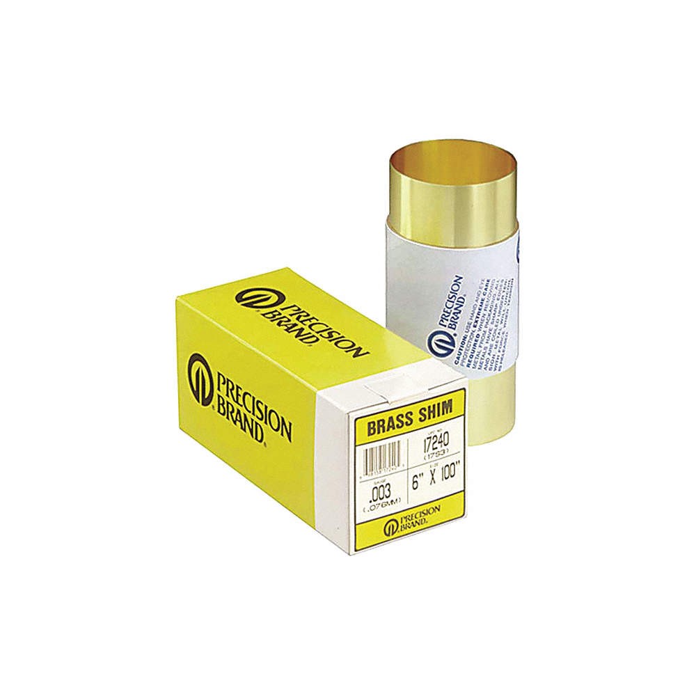 PRECISION BRAND 17515 Shim Stock,6″ W,100″ L,0.025″ Thk 3L516