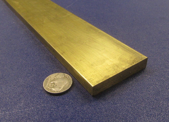 360 Brass Flat Bar 3/8″ Thick x 2.0″ Wide x 24.0″ Length