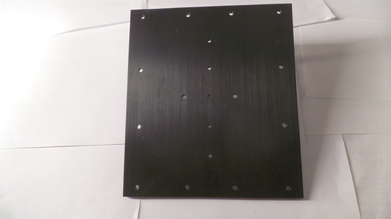 Anodized Aluminum plate, 7-3/4″ x 6-13/16″ x .194 thick