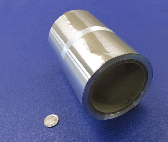 1100 Aluminum Foil (O) .005″ Thick x 6″ Wide x 50 Feet Long Roll