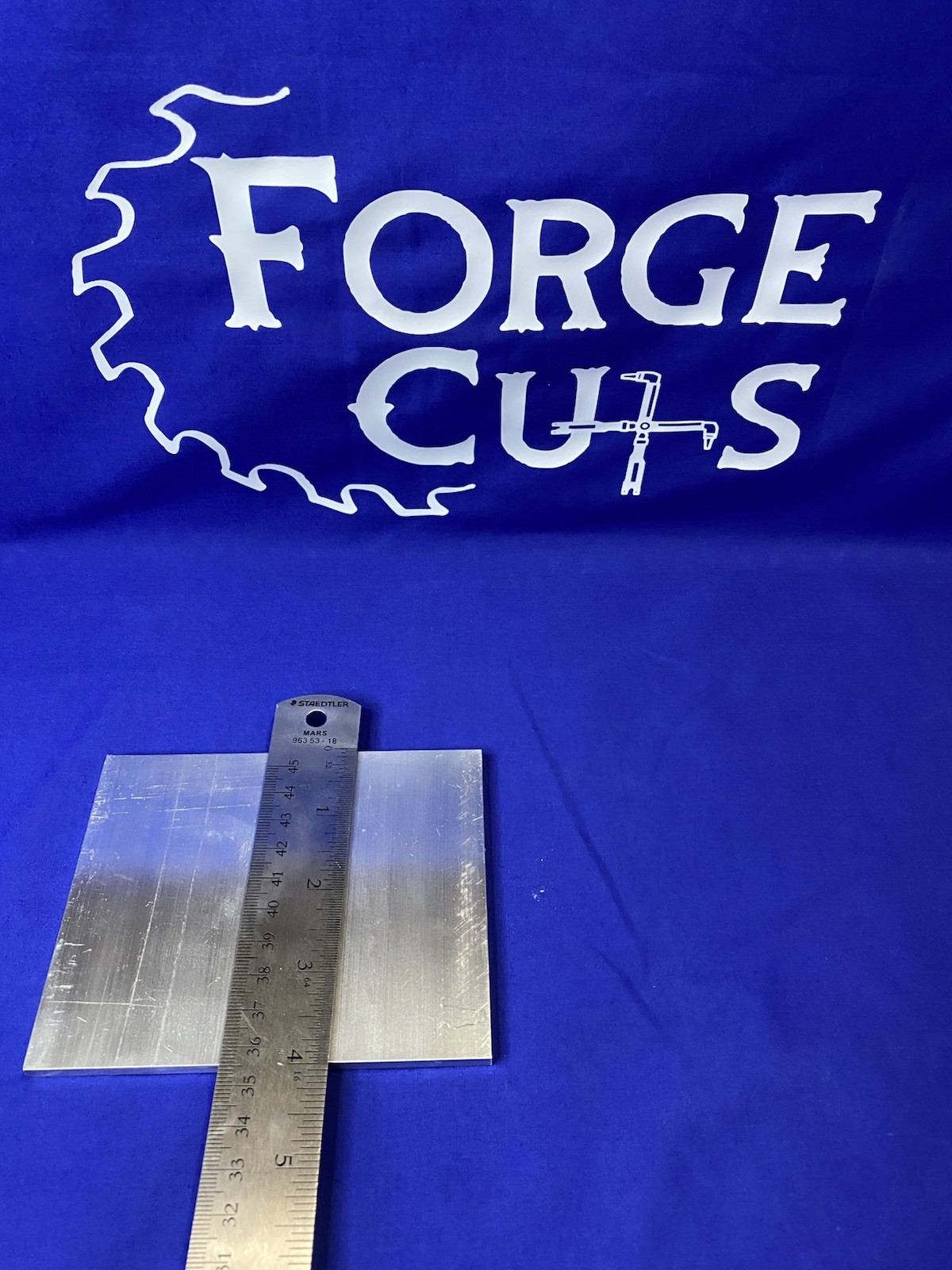 .25 X 4” X 5” Long 6061 T6511 (2) Piece aluminum plate flat bar stock block 1/4”