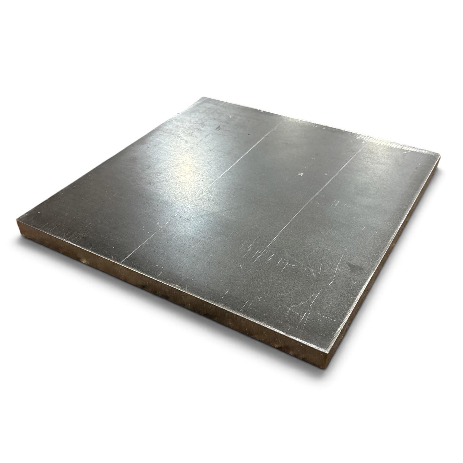 3/4″ x 12-1/2″ x 12-3/4″, 410 Stainless Steel Plate