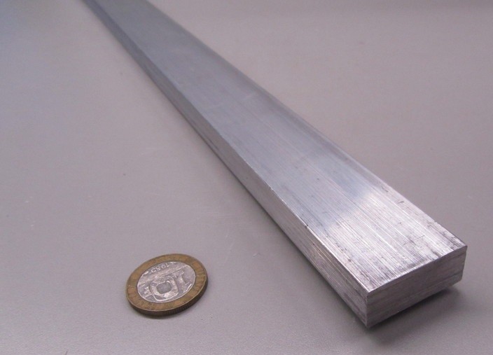 2024 T351 Aluminum Bar, 1/2″ (.500″) Thick x 1 1/4″ Wide x 12″ Length