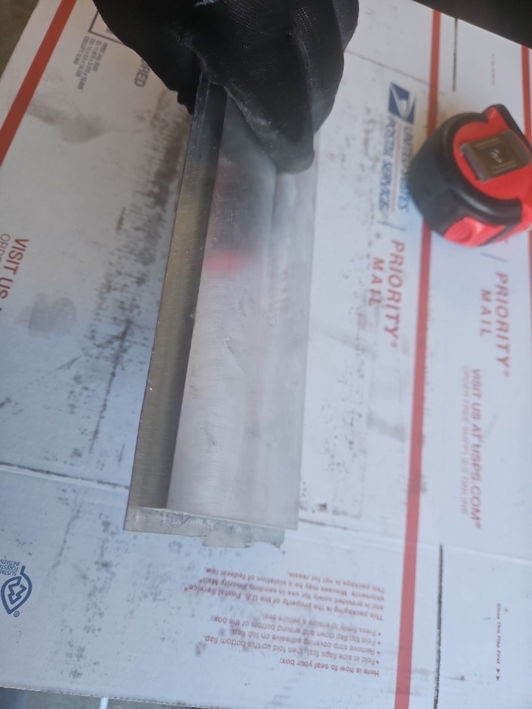 Kaiser aluminum plates 6061-T651 3/8″ X18″X4-3/4″ Made In USA
