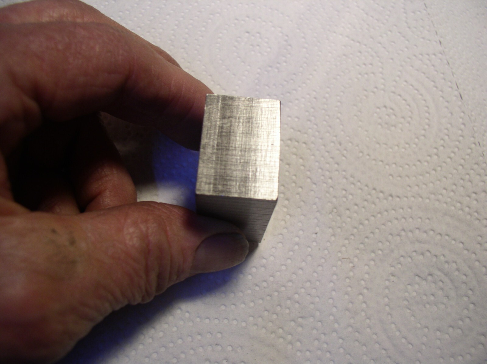 3/4″ TITANIUM FLAT STOCK1 PC..3/4″+ X 1″ +X 1 7/16″+