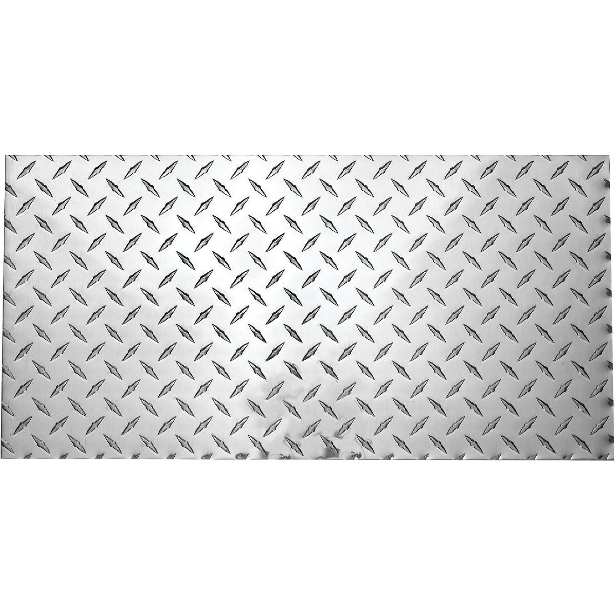Hillman Steelworks 12 In. x 24 In. Brite Aluminum Tread Plate 11259 HILLMAN