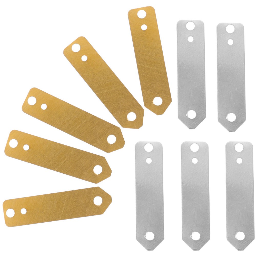 10PCS Copper Zinc Anode Sheet Electrode Strip Fruit Battery Experiment Copper