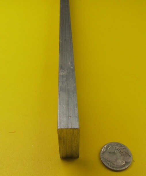 2024 T351 Aluminum Bar, 1/2″ (.500″) Thick x 1 1/4″ Wide x 12″ Length