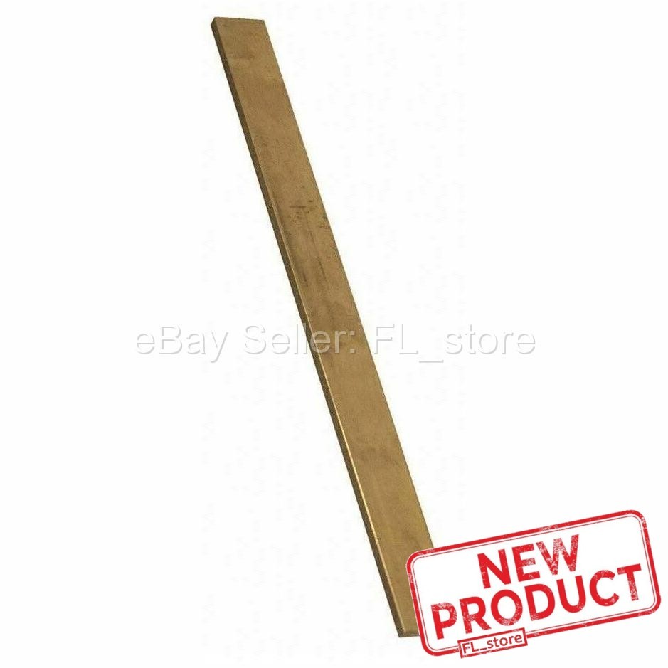 Brass Flat Stock 1/8″ x 1/2″ x 1 Foot Alloy 360 Mill 36″ Long Solid Rectangle