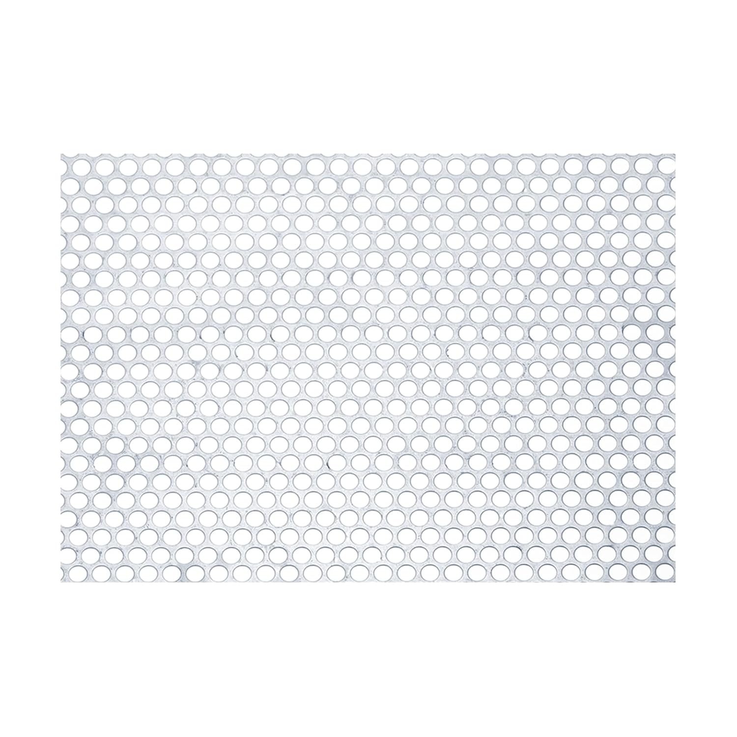 11.8″x5.9″ 304 Stainless Steel Perforated Sheet, 0.3″ Hole, 20GA Mesh Plate