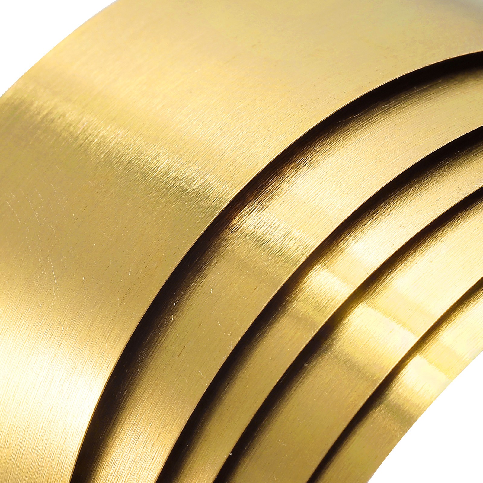 Brass Sheet Roll 0.1mm x 20mm x 1000mm Brass Foil Roll Brass Strip Gold
