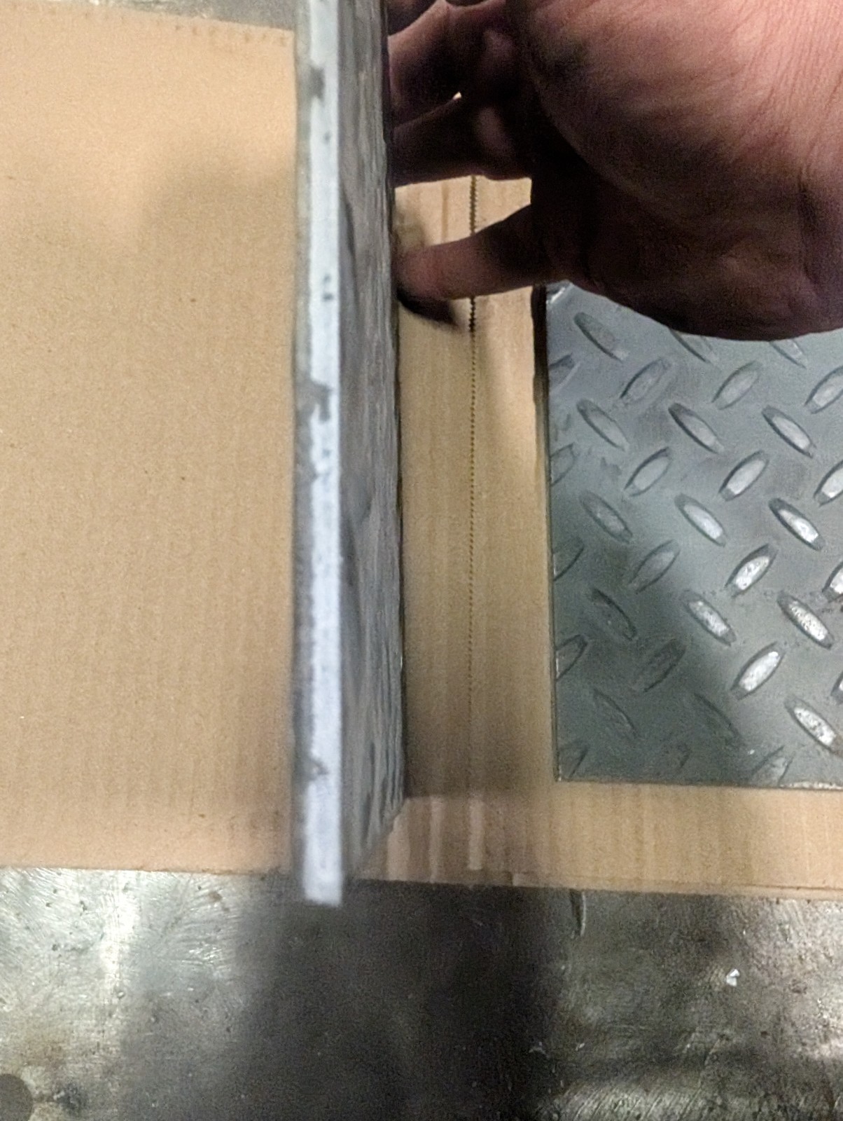 4 Pc 8″x8″3/16 Dimend Plate A36 Steel 13 Lbs.
