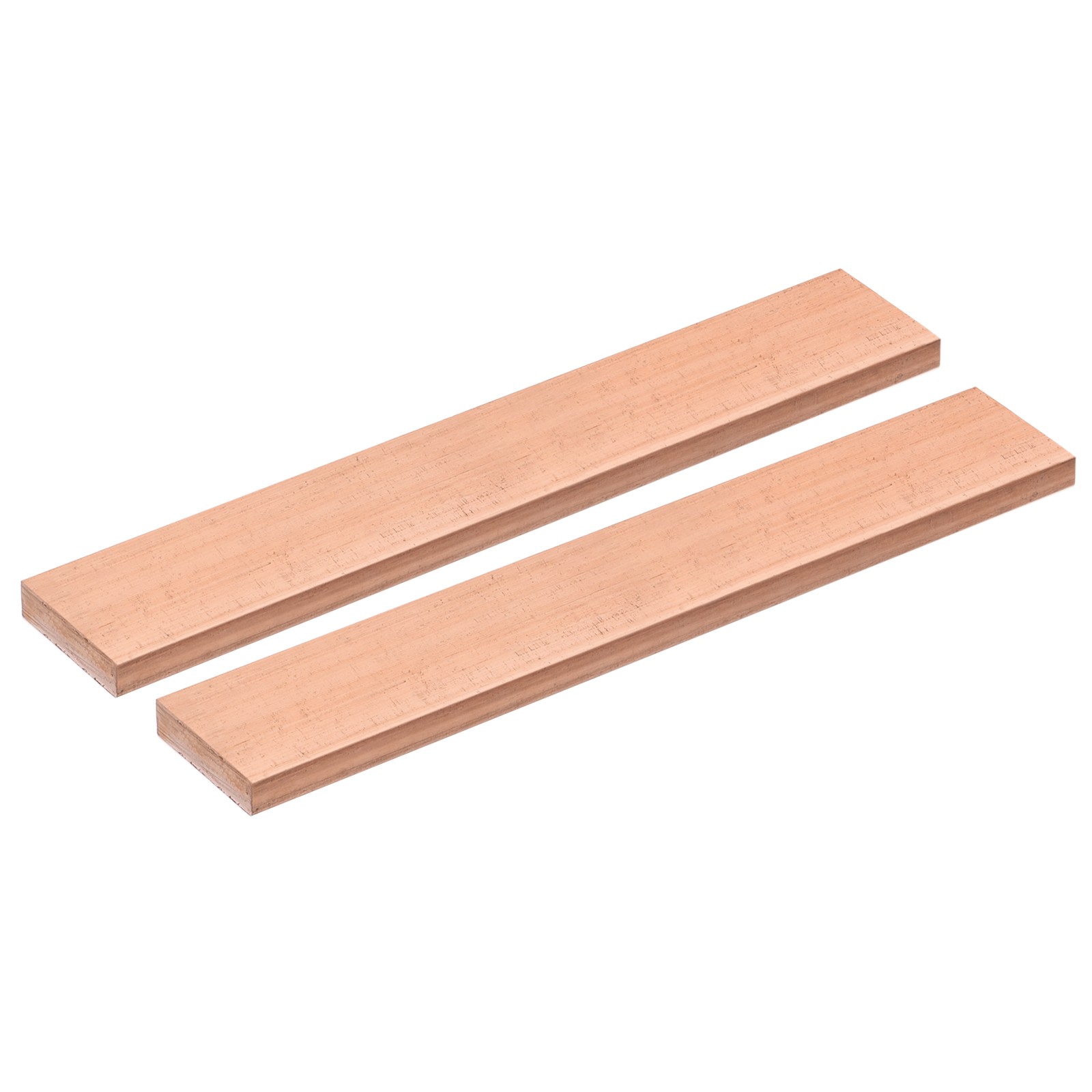 2Pcs Copper Flat Bar, 1/4″ Thickness x 1″ Width x 6″ Length Copper Bar Stock