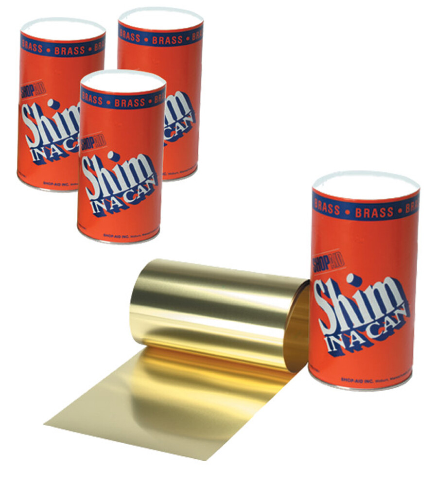 4pc .001″ – .005″ Thick x 6″ Wide x 50″ Long Brass Shim Stock Kit