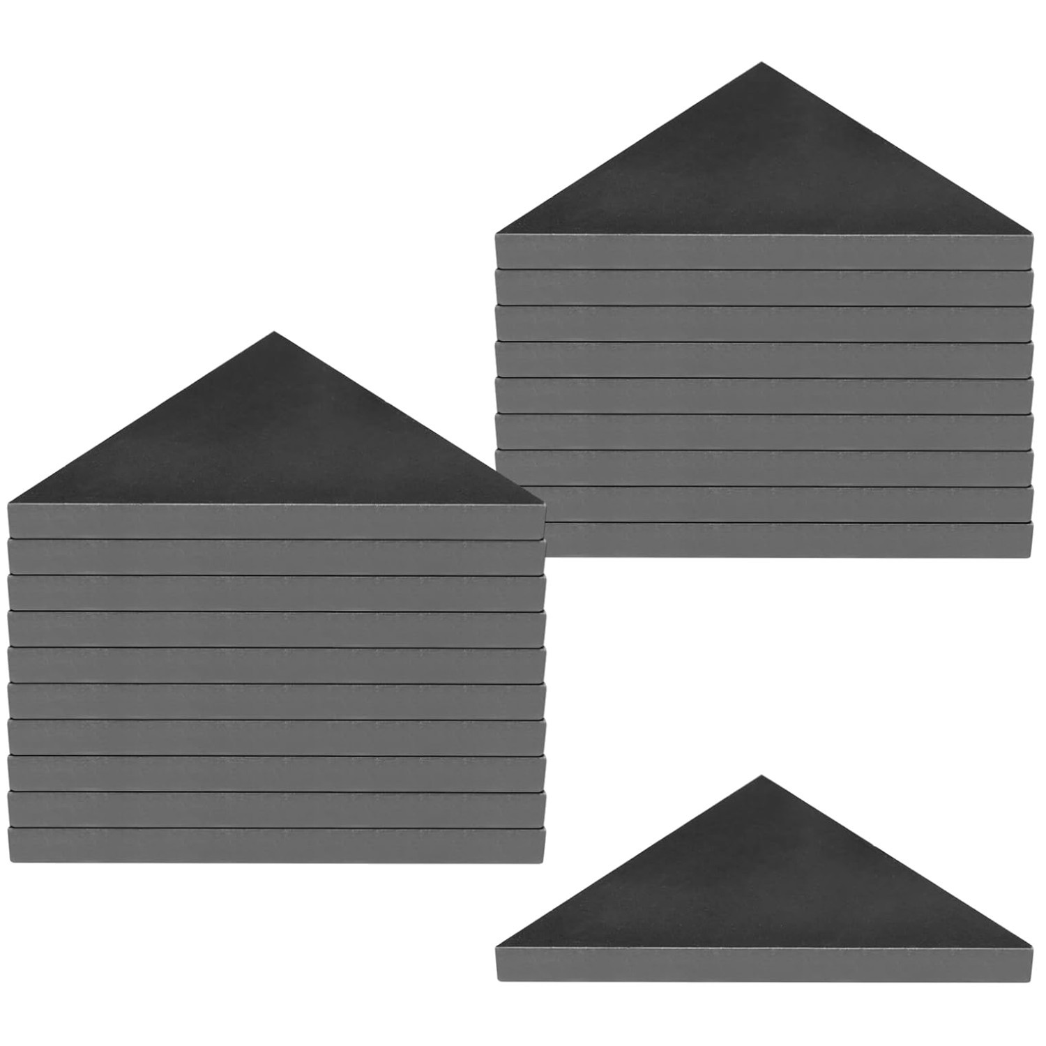 20 Pcs Weld On Steel Plate Gussets, 2″ x 2″ x 1/4″