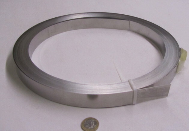 301 Stainless Steel Sheet Shim, .015″(+/-.0010″) x 1.0″ Width x 100 Foot Length