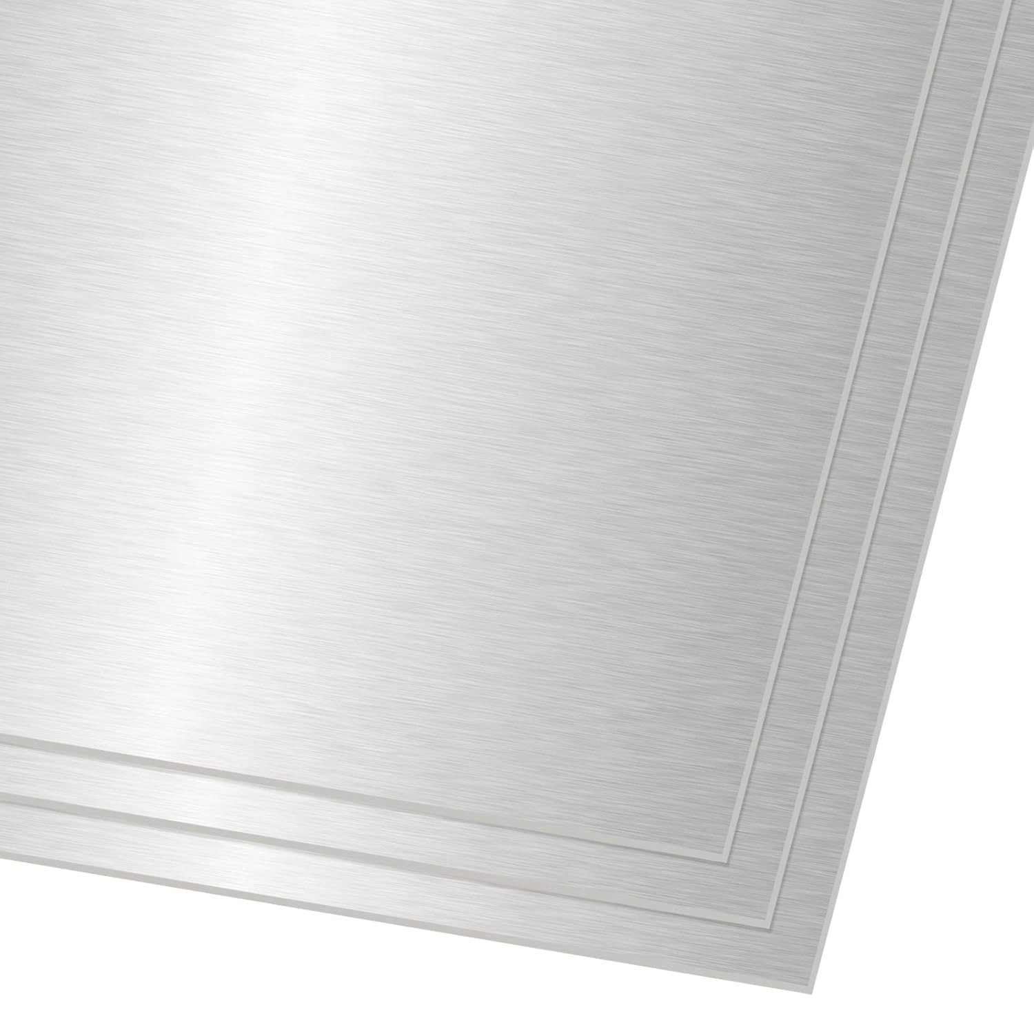 3 Pack 6061 T6 Aluminium Metal Sheet 12 X 12 X 1/16 Inch Thickness Flat Pl