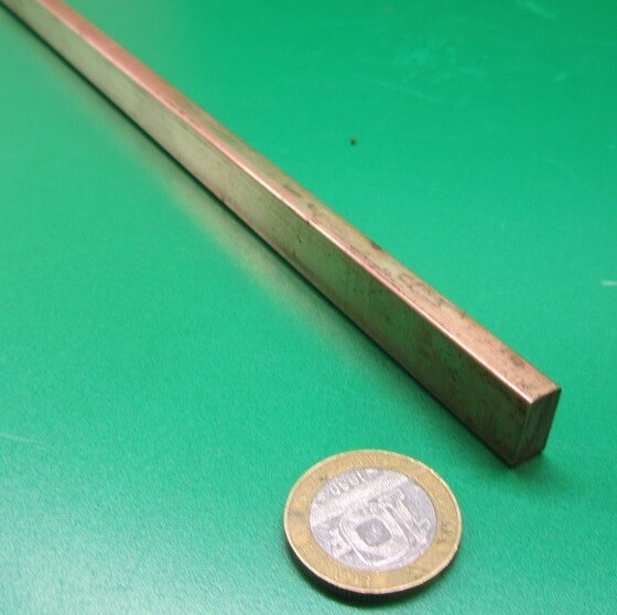 182 Copper Bar 1/4″ Thick (.250″) x 1/2″ Wide x 3 Foot Length