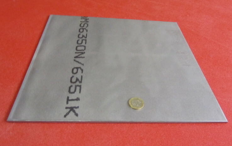 4130 Steel Sheet, .160″ Thick x 12.0″ Wide x 12″ Length, Hot Rolled