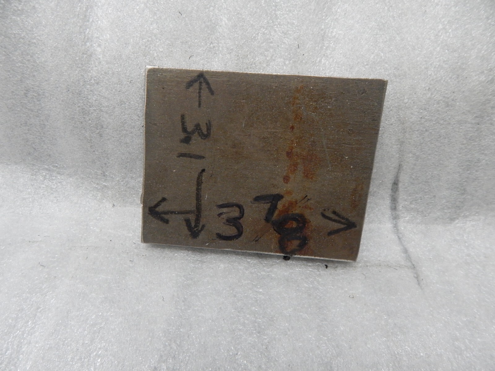 1/2″ thick 3-7/8 long 3-1/16 wide Stainless Steel Flat Bar 304 Plate