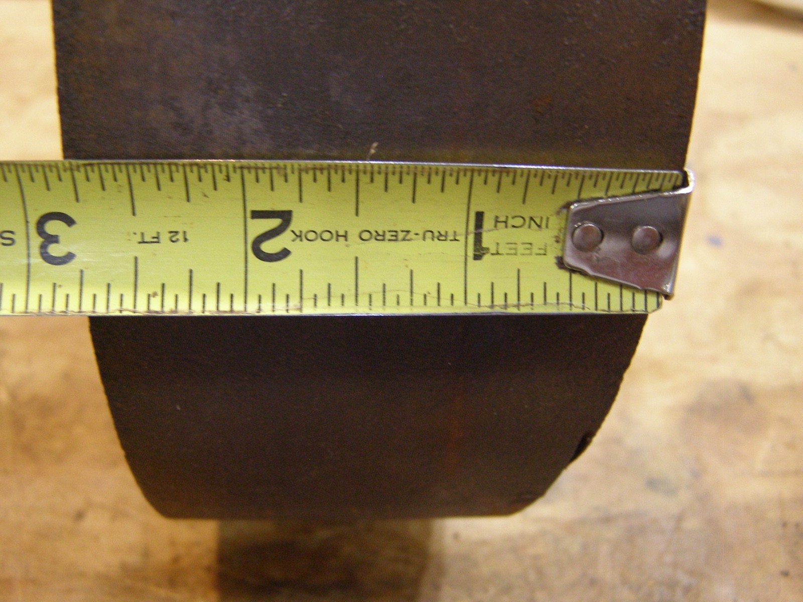 9-1/2″ Diameter x 2-1/4″ Thick Iron / Steel Disk About 55 Lbs Iron Plate See De