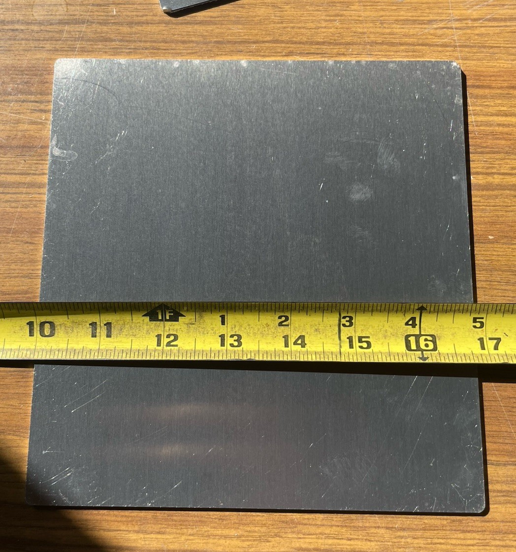 8 Pack .063″ Aluminum Sheet 6.9”X7.1” Plate 5052 Drop Lot 1/16” Maker Hobby