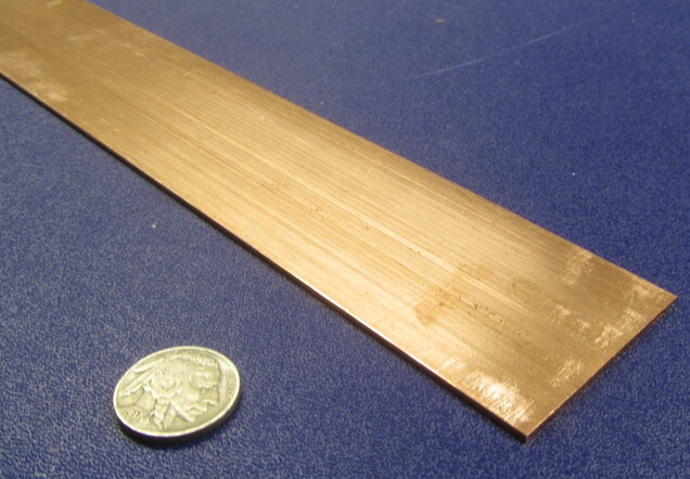 110 Copper Bar H02, 1/16″ Thick x 2.0″ Wide x 24 Inch Length