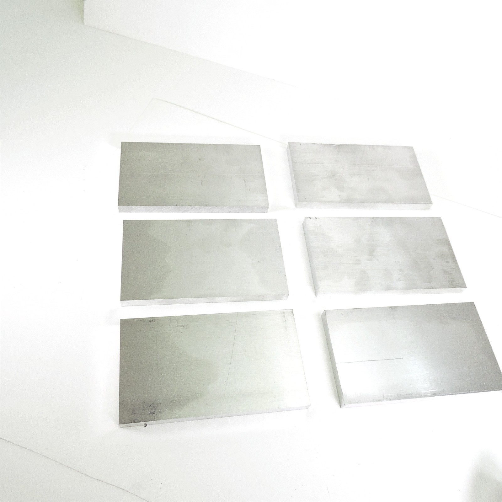.625″ thick 5/8 Aluminum 6061 PLATE 3.375″ x 9″ Long QTY 6 sku 206225