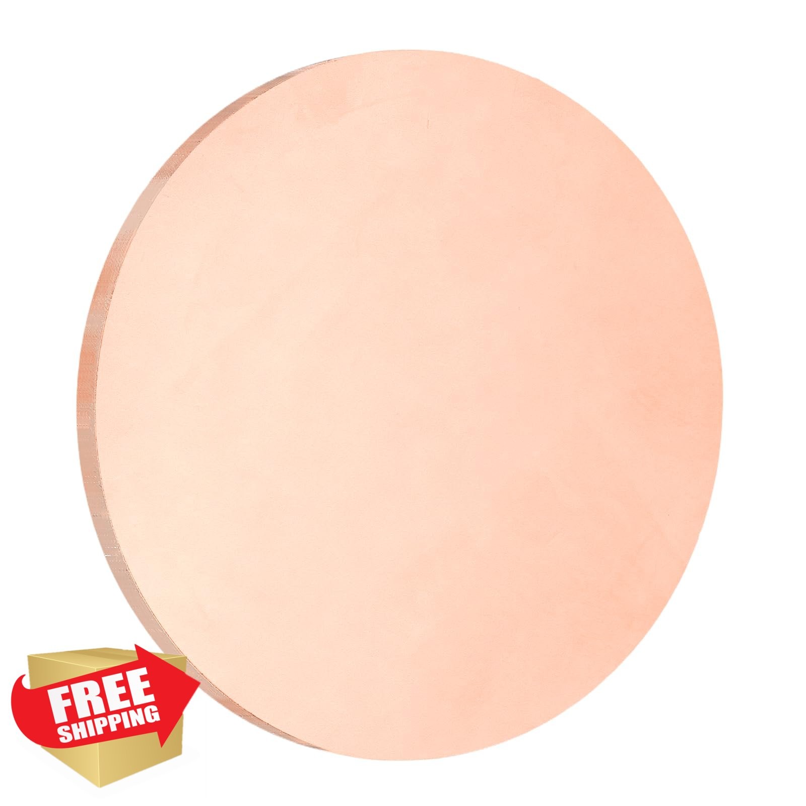 uxcell 4mm Thick 50.8mm Dia Copper Round Plate