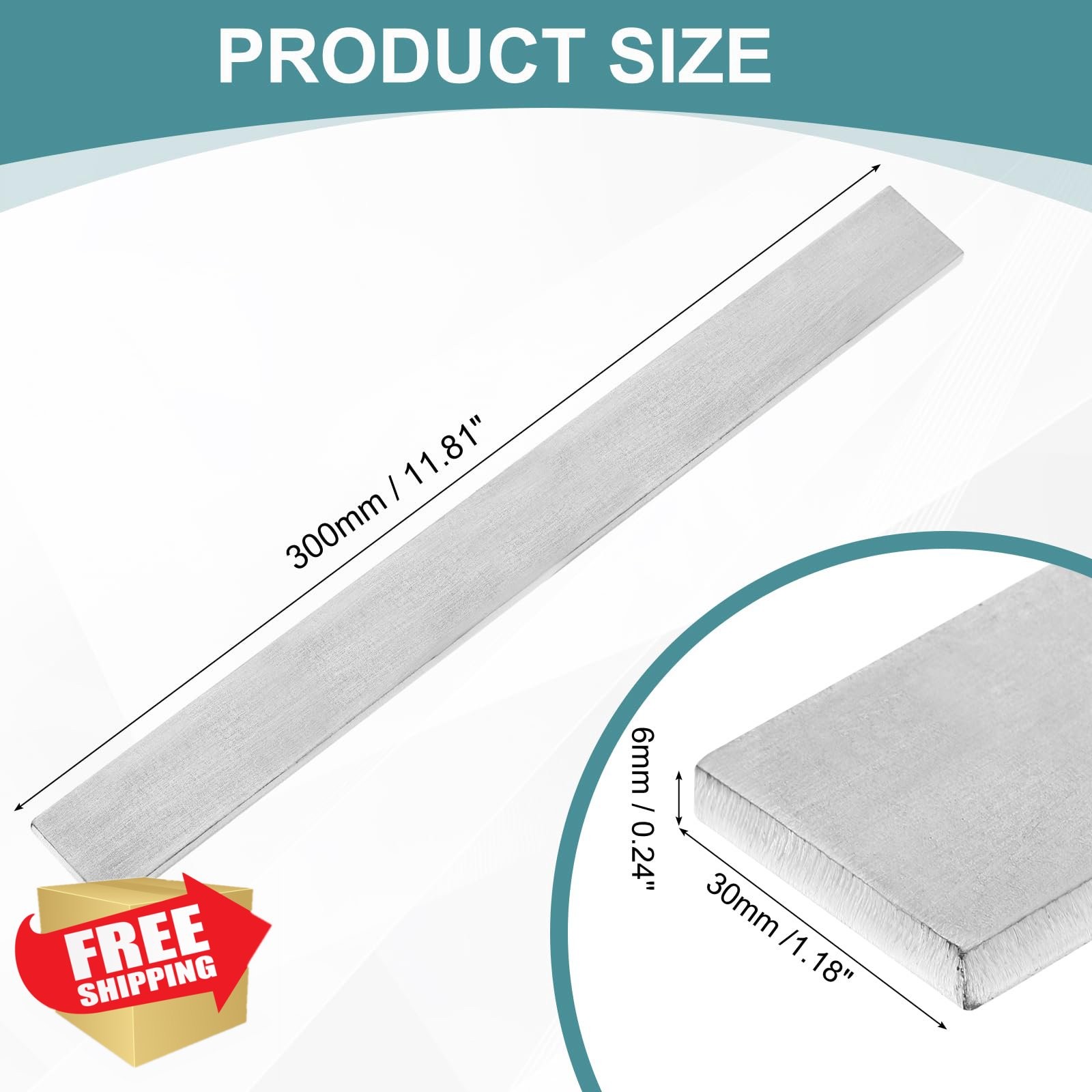 uxcell 316 Stainless Steel Flat Bar, 1/4″ Thickness 1-3/16″ Width 12″ Length …