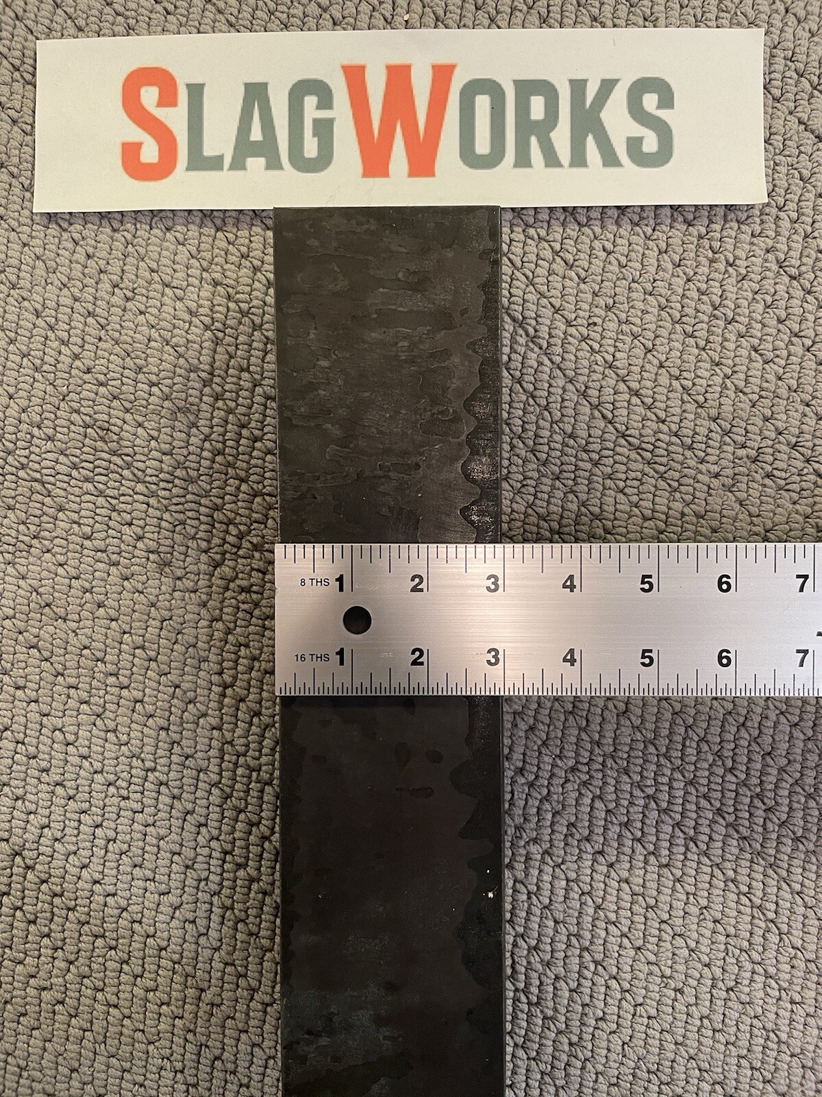 3/4x3x12 inch steel plate 3”x12” A36 Hot Roll Flat .75″ Thick