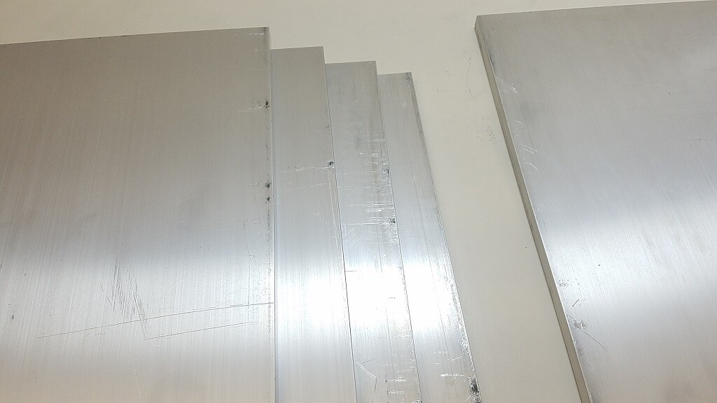 6061 Aluminum Flat Bar, 1/4″ x 8″ x 11″ long, Solid Stock, Plate, Machining